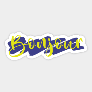 Bonjour Sticker